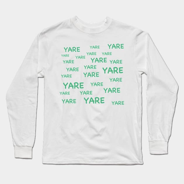 YARE green Long Sleeve T-Shirt by SabartDM